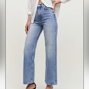 NWT reformation wilder crop jeans